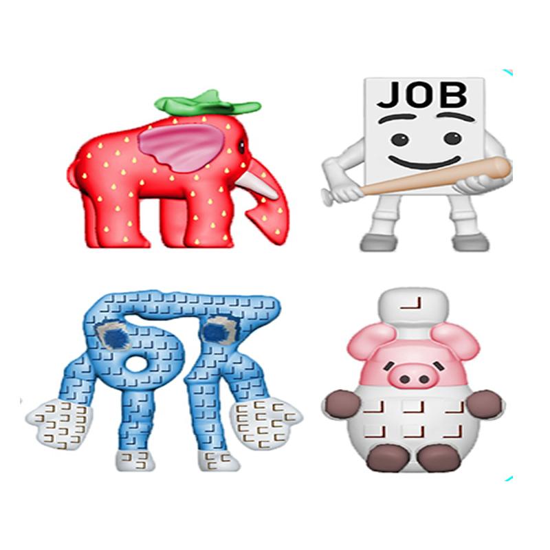 NEW Game Steal a Brainrot 8pcs Figure Sammy Jandel Esok Sekolah Strawberry Elephant Cute Sammy Jandel Fans