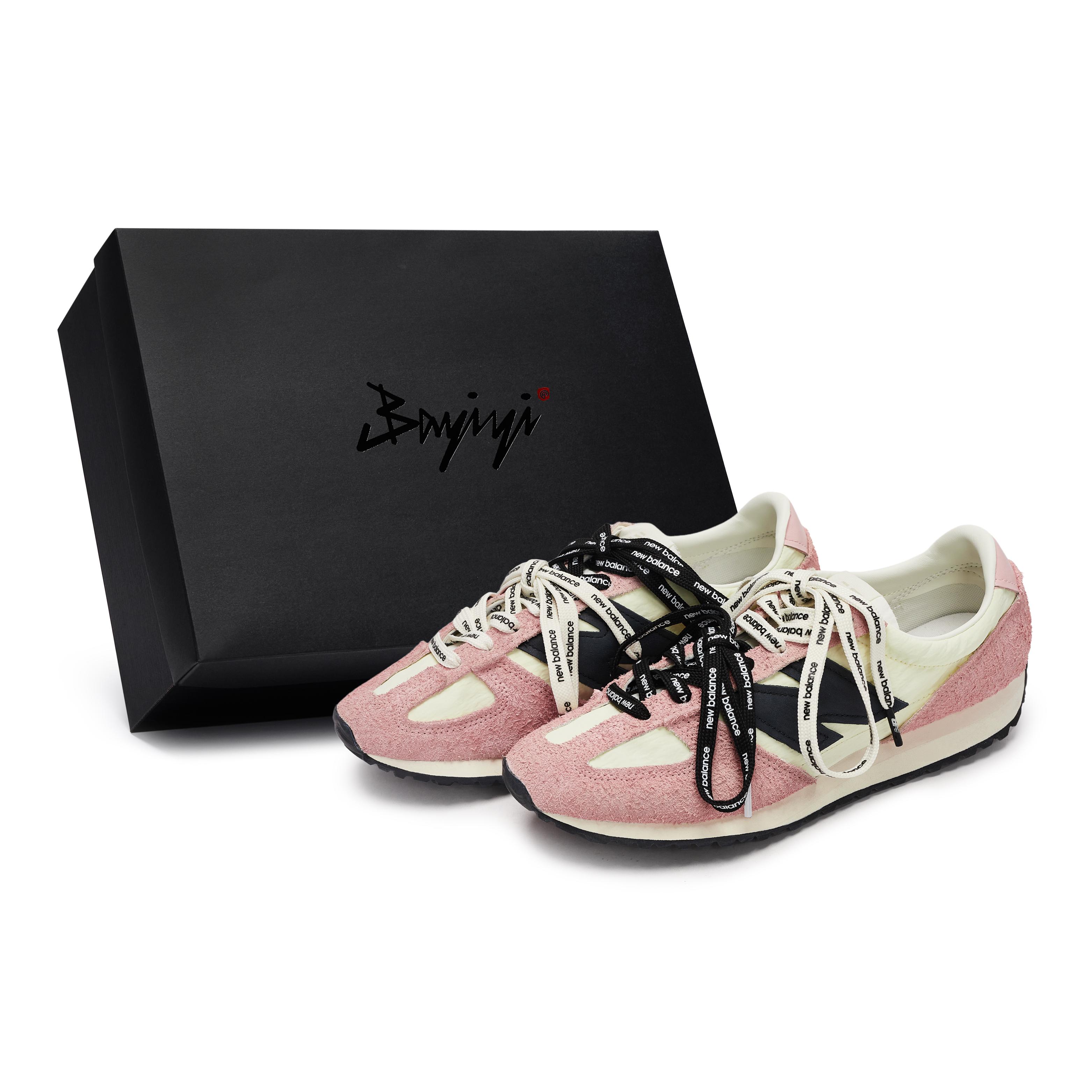 

New Balance NB 471 Peach Milkshake Anti Slip Wear Resistant Low Top Casual Shoes Unisex Black Pink Beige Yellow U471AM(Team80-S-BOX) 42