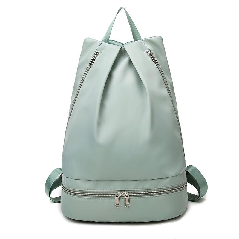 Lightweight Oxford Cloth Travel Backpack with Wet/Dry Shoe Compartment