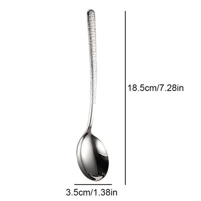 Stainless Steel Salt Sugar Scoop Espresso Spoon Tea Dessert Condiment Spoon Dining Cutlery For Home Restaurant