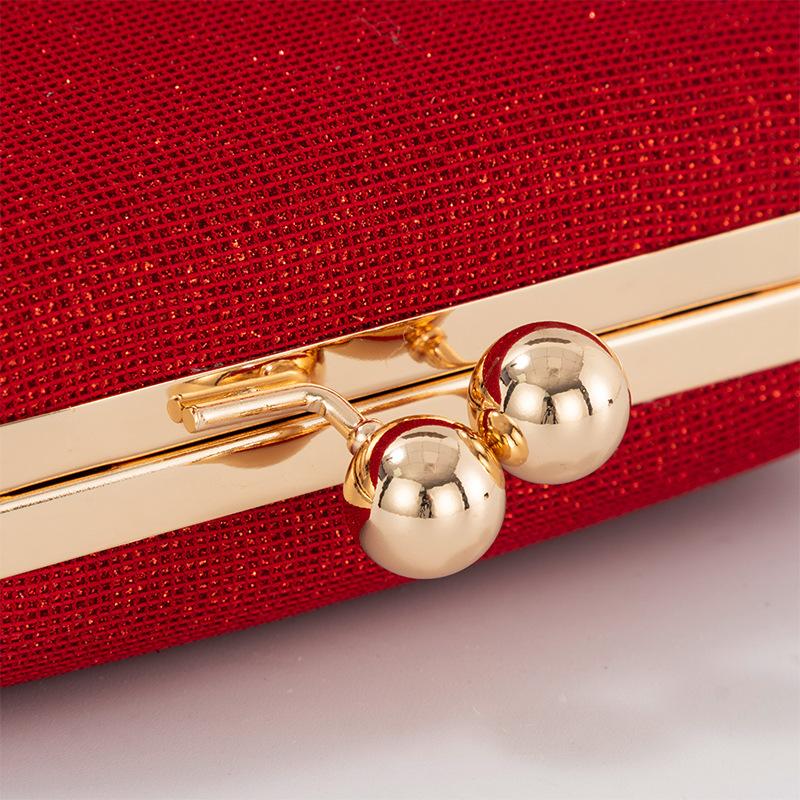 Gold Bags for Women 2025 New Luxury Handbags Designer Elegant Evening Party Clutch Purse Bling Crossbody Shoulder Female Bags