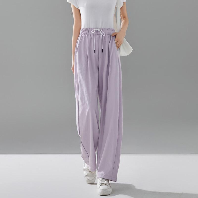 Demana Wide-Leg Elastic Waist Casual Pants XL