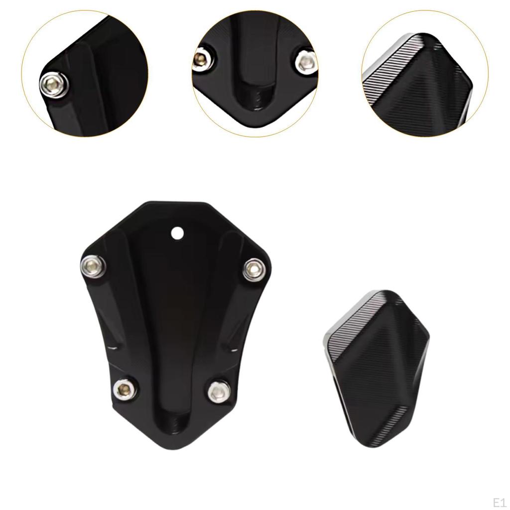 Motorrad Kickstand Pad Extender Vergrößerungsplatte Erweiterung Stützmatte für Shengshi 368G
