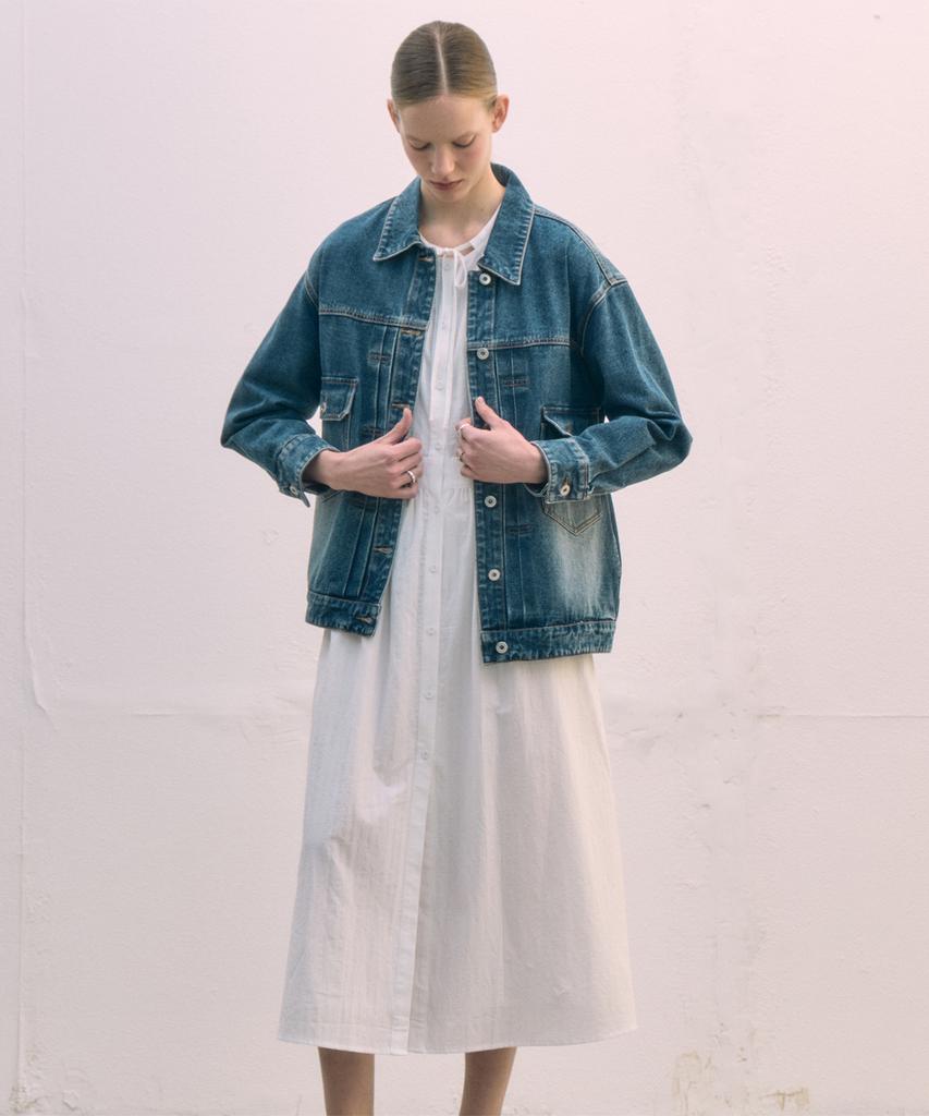 Jucyjudy Boxy Denim Work Jacket Jzjk025A