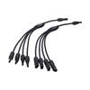 Solar Panel Connector 4 Branch Y Type Parallel Connector Solar Panel Extension Cable PV Wire Adapter