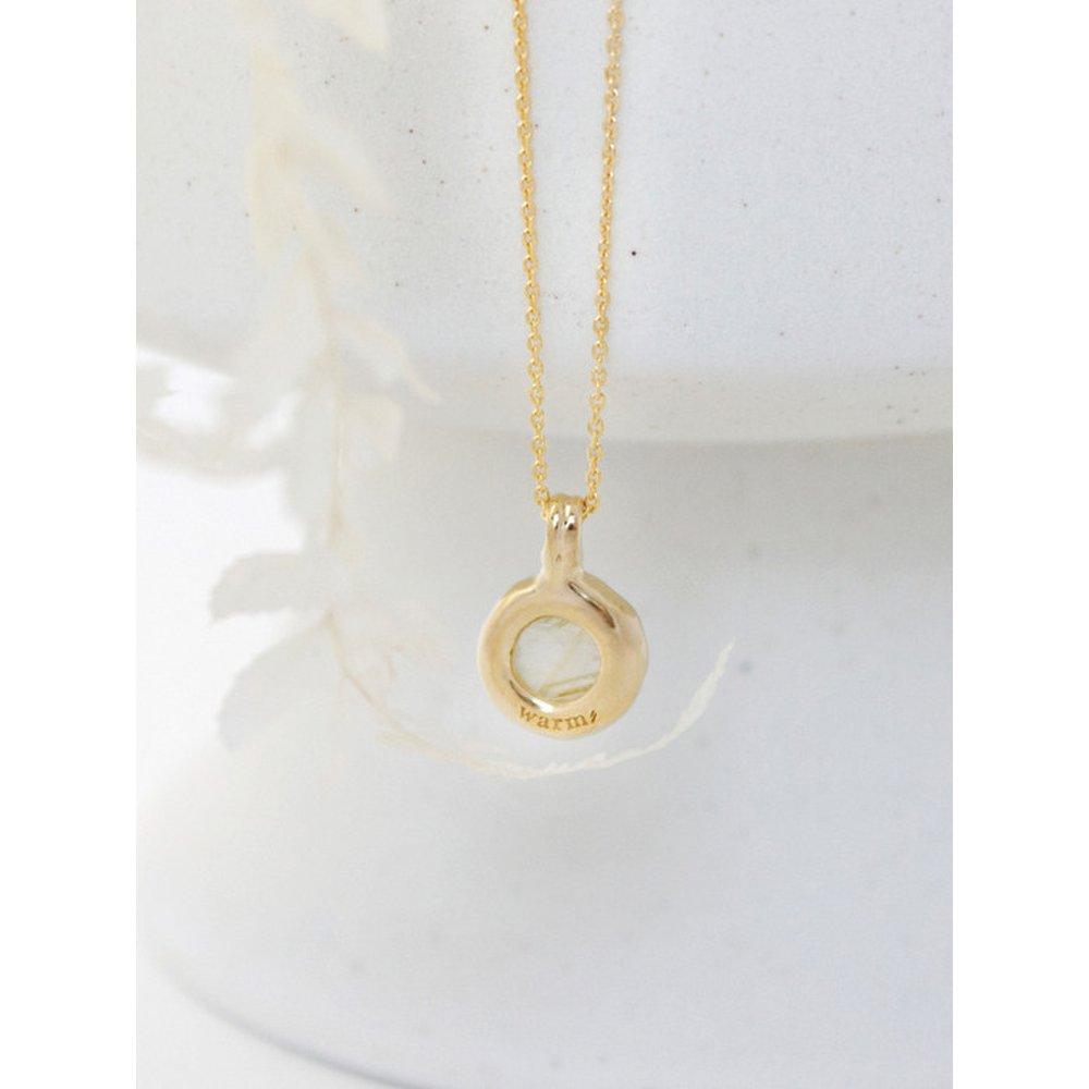 Silber 925 Rutilquarz Halskette_N035