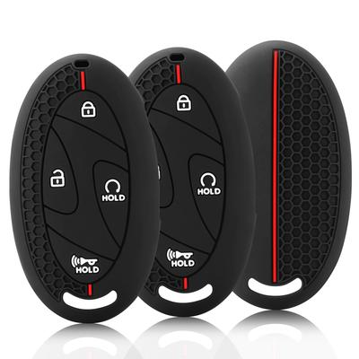 Silicone Key Case Key Fob Cover for Hyundai 24 Kona N-Line, 2024 Elantra SEL 5/7 Button 2023 IONIQ Interior Accessories
