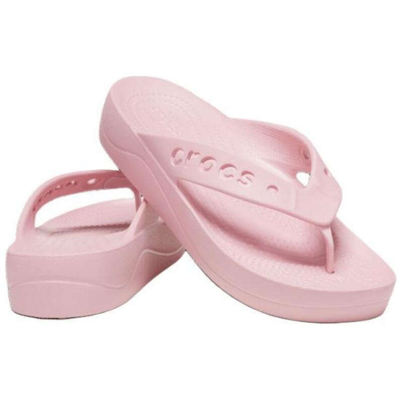 Crocs EVA Round Toe and Foot Hole Shoes Unisex Pink