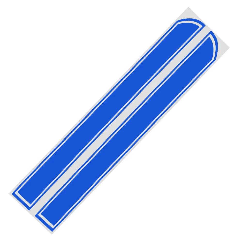 2 Pieces Universal Hood Bonnet Vinyl Decals Car-style Sports Car Styling Accessories Stickers Blade Scratches Cover Decoration