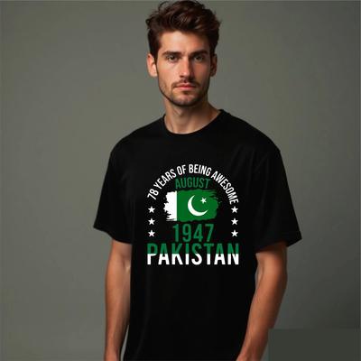Pakistan 14th August Independence Day Patriotic Flag National Day Gift T-Shirt