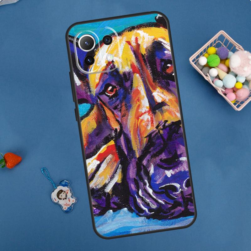 Great Dane Dog Watercolor Case For Xiaomi 13 14 15 Ultra 11T 12T 13T 14T Pro POCO X7 Pro X3 X5 X6 M6 F5 F6 Pro Cover