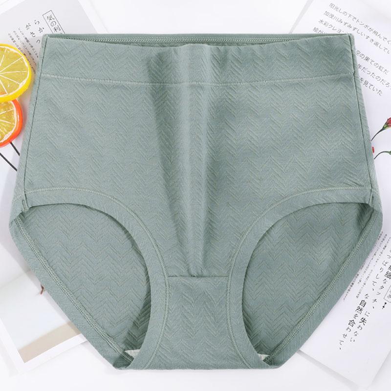 Plus Size Cotton Briefs for Women Middle Aged Women Mom High Waisted Shorts Panties