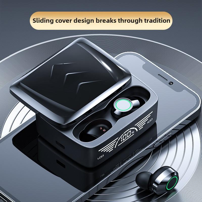 Nová bezdrátová náhlavní souprava Bluetooth Tws Digital Display Slide Cover Smart Touch Digital Display Music Wireless Headset
