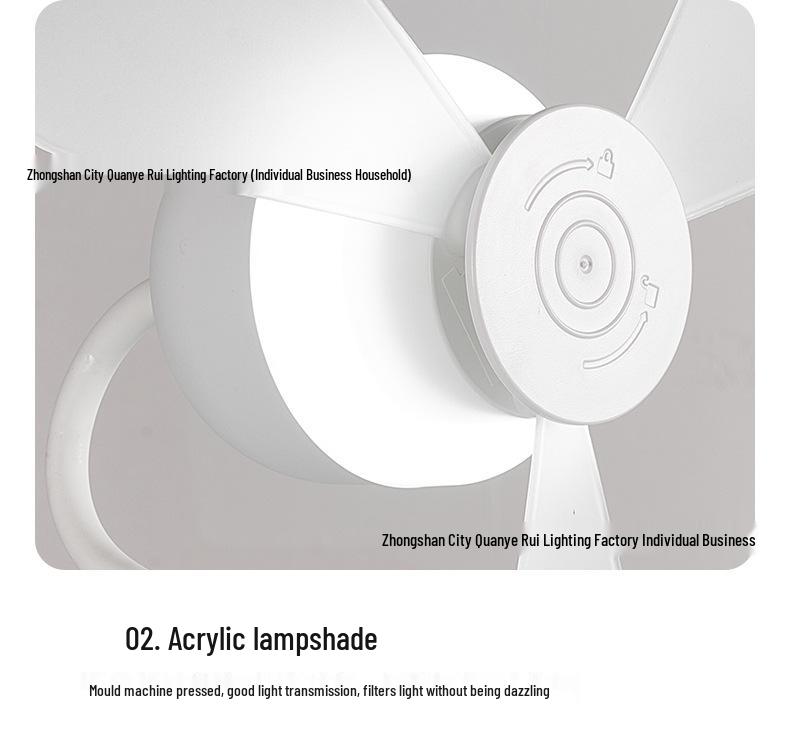 Universal Clip-On Desk Fan with LED Light, Wide Voltage, Multiple Plug Options, 1.2m Cable