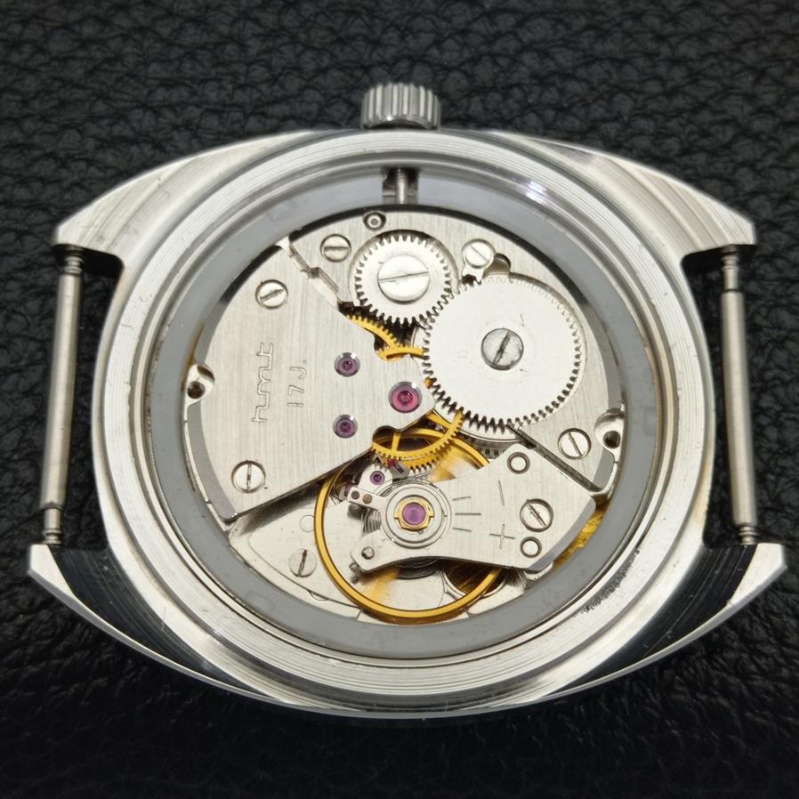 AUTHENTIC HMT HAND-WINDING MENS BLUE DIAL WRIST WATCH A426476-2