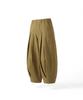 Pantalons Ampoules à Plis Longs ANGLAN - Beige