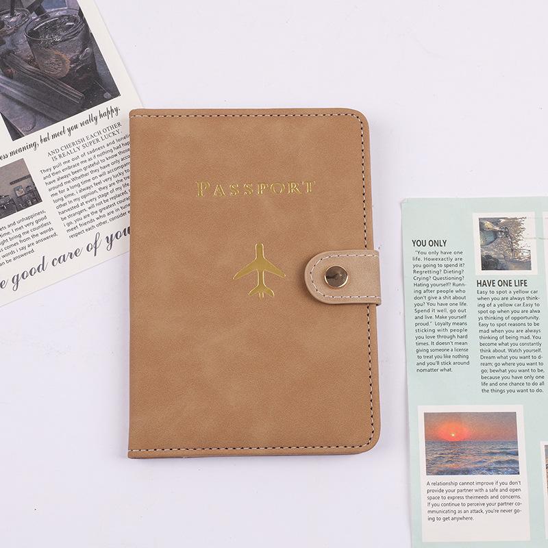 New PU Passport Holder Ticket Passport Covers Travel Passport Protective Cover ID Credit Card Holder Travel Accessories