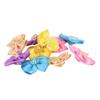 20pcs Soft Fabric Dog Hair Bows Assorted Colors Small Size Puppy Hair Rubber Bands Elastic Rubber Band Bow Knot Shape