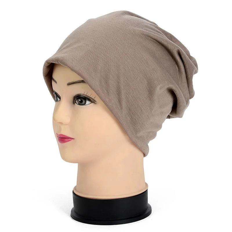 Women's Plain Beanie Hat Spring Cotton Slouchy Beanie for Women Man Knitted Bone Hat Ladies Skullies Cap Outdoor Chemo Cap