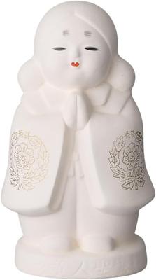 Gassho Doji Puppe mit Pfingstrose [Groß] Buddhistische Altarartikel, Heim-Gedenken