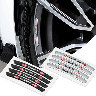Car Badge Styling Wheel Hub Rims Decor Stickers For Sportage Niro Rio Ceed Cerato Soul Sorento Picanto Optima K3 K5 Sonic K6