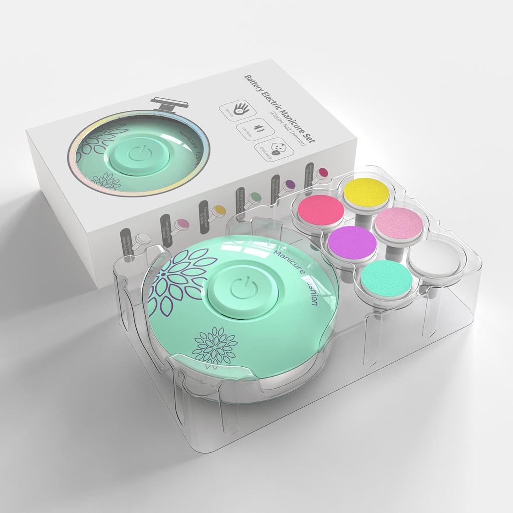 Baby-Nagelschneider, elektrischer Baby-Nagelknipser, 6-in-1-Nagelfeile, Baby-Pflegeset, Maniküre-Set für Neugeborene, Kleinkinder oder Erwachsene