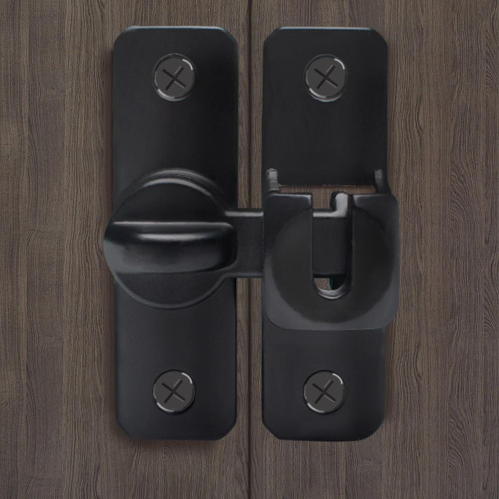 Barva: Černý posuvný dveřní zámek Vysoce odolný zámek posuvných dveří Zámek proti krádeži Bezpečnostní ochrana Robustní konstrukce