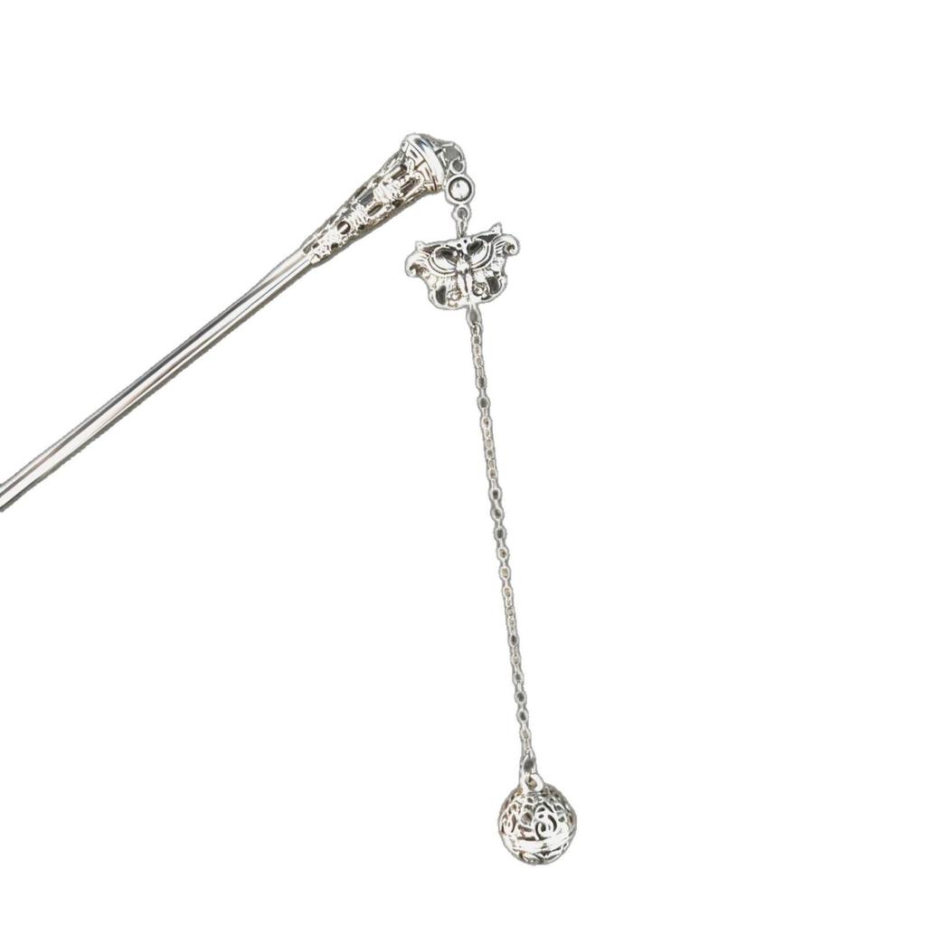 Ancient Style Silver Tassel High-End Chinese Hairpin