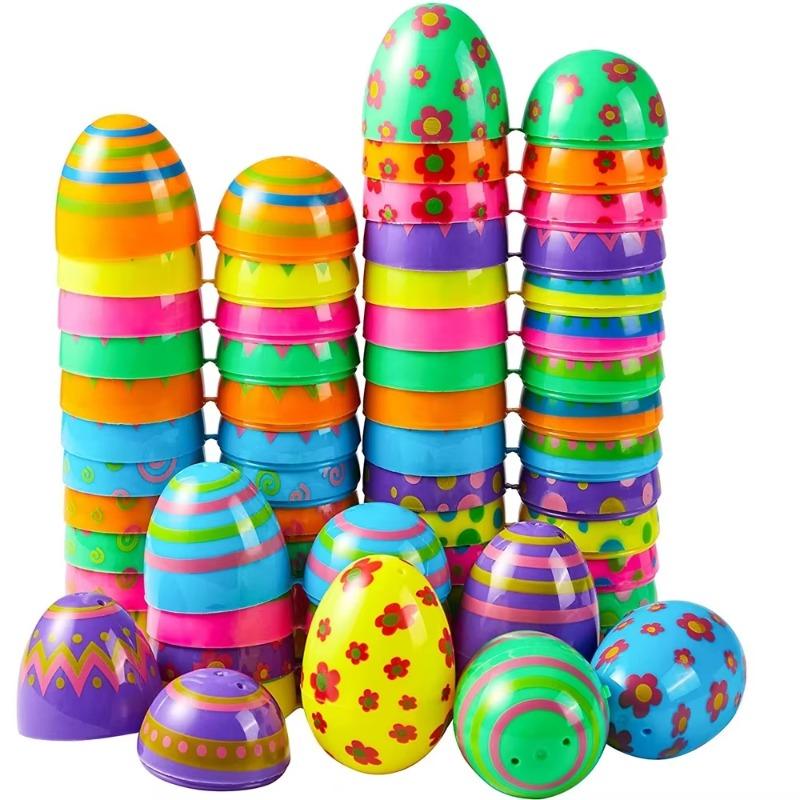 

12 шт. Easter Eggs случайного цвета, съемные, наполненные подарками, скорлупа от яиц с динозаврами, призы для школьного карнавала, вечеринки, классного Egg Twister