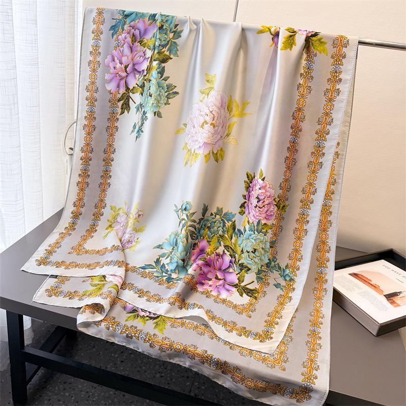 Women Fashion Print Scarves Sunscreen Wrap Thin Beach Scarf New Shawl Stoles Female Foulard Echarpe Bandana Hijab Headband