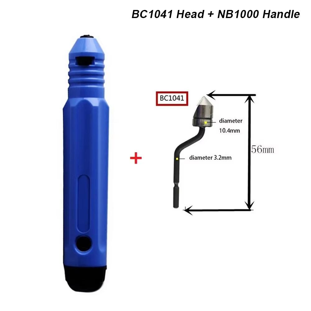 1 Satz BC6301/8301/1041/1651 Lochentgrater AnfasenKopf NB1000 Griff Senkwerkzeug Satz legierter Stahl Metallreparatur