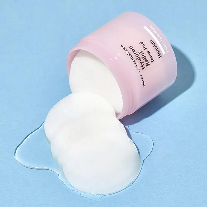 Real Complexion Hyaluronic Relief Toner Pad 60 Sheets