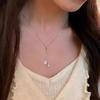 S925 Sterling Silver Necklaces For Women Simple Chain Fashion Minimalist Pendant Necklaces Adjustbale Necklace Birthday Gift