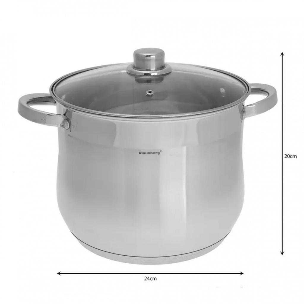 KLAUSBERG POT WITH LID 8.6L KB-7163