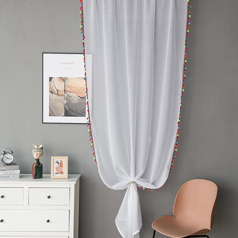 Exclusive For Curtains, Window Screens, Finished Products, Simple Modern Su Style, Living Room, Bedroom, Full Dolly Bay Windows