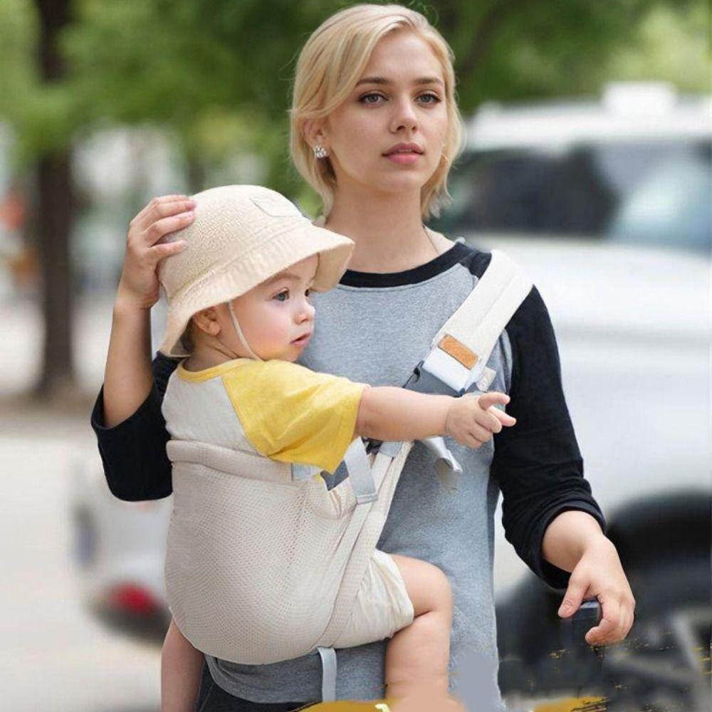 Newborn Front Holding Baby Wrap Carrier Adjustable Shoulder Carrier Infant Sling Backpack Newborn