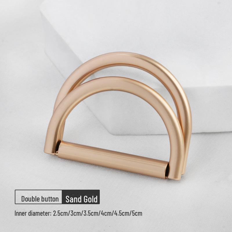 

Регулируемая металлическая пряжка с D-образным кольцом для пальто и платьев