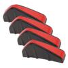 4X Rear Bumper Diffuser Fin Spoiler Lip Wing Splitter Protector Modified Car