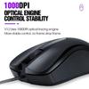 Mouse optic cu fir USB pentru laptop Mouse pentru birou de acasă Rolă anti-alunecare 3D 1000DPI Joc Mause Accesorii pentru computer pentru PC desktop