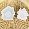 House Shaped Candle Holder Molds House Candlestick Molds for Candle Holder Gypsum Decorations Christmas Gift