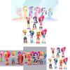 Adorable 12cm My Little Pony Friendship Is Magic Pvc Figure Set In Colorful Designs
