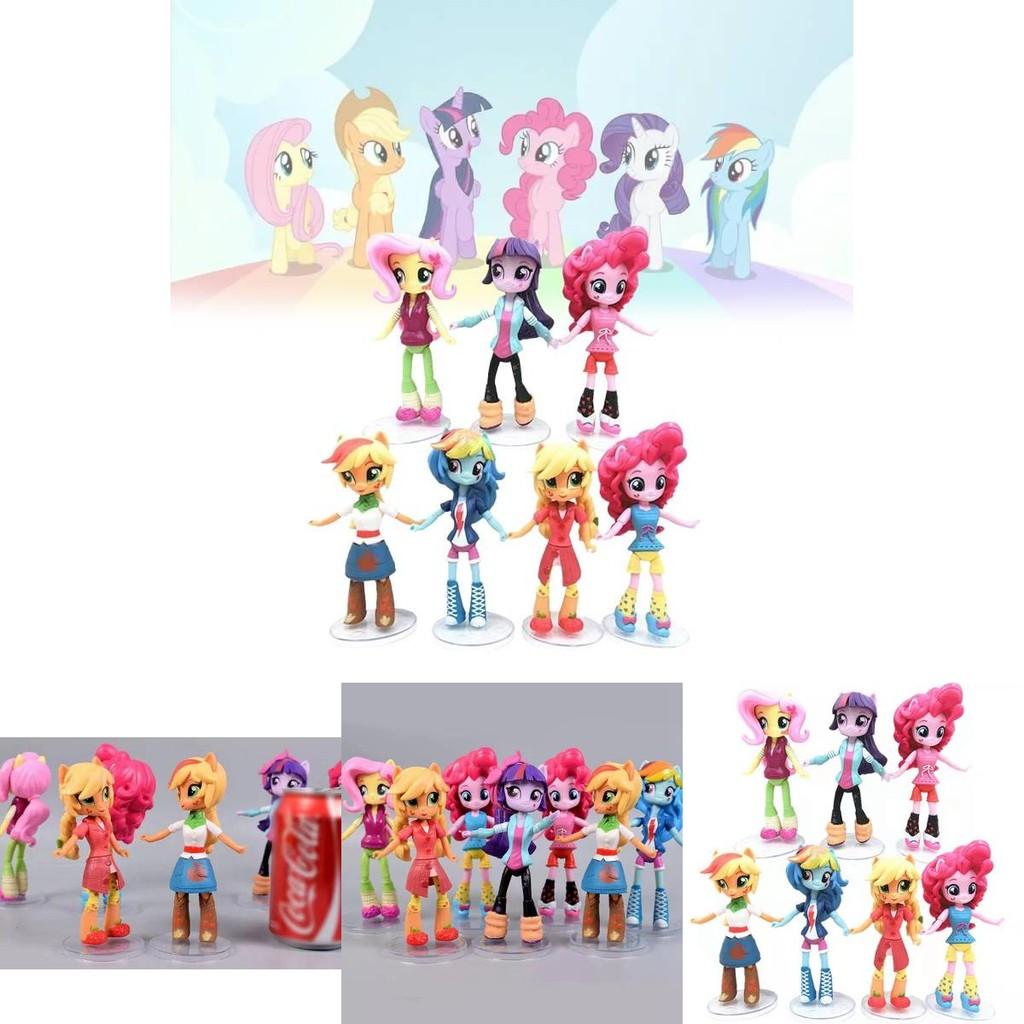 Adorable 12cm My Little Pony Friendship Is Magic Pvc Figure Set In Colorful Designs