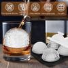 Large Ice Cube Tray, 4Pack Sphere Ice Cube Mold  Leak-free Round Ice Cube Mold, Easy Fill & Release Ice Ball Maker for Whiskey