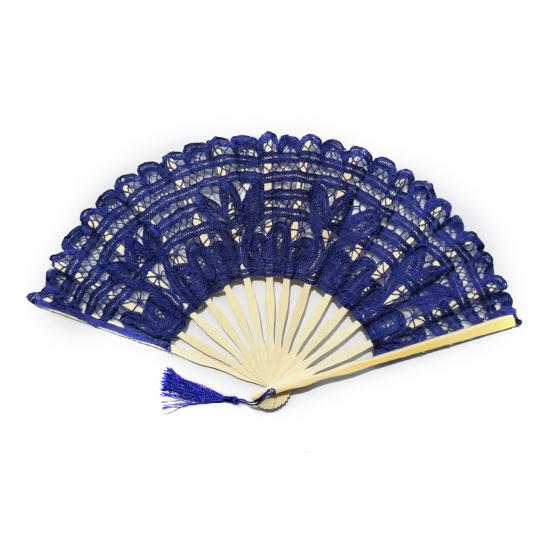 Yousheng Vintage Lace Folding Fan with Tassel Wedding Party Bride Hand Held Fan Portable Summer Fan Decoration Dance Performance Props Party
