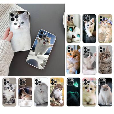 Phone Case For Iphone 14 Pro Max 13 12 11 Pro Max Xs Xr X 12mini 7 8 Plus Se Lovely Cat Case Funda