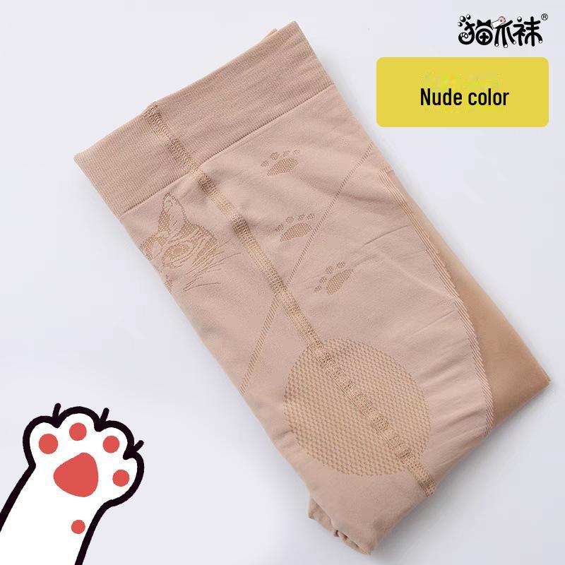 

Женские летние прозрачные колготки с рисунком «кошачий коготь» Xiangfeng: Сексуально, анти-крючок, анти-выставление напоказ, красивые ноги. Regular size (80-130 catties) телесный