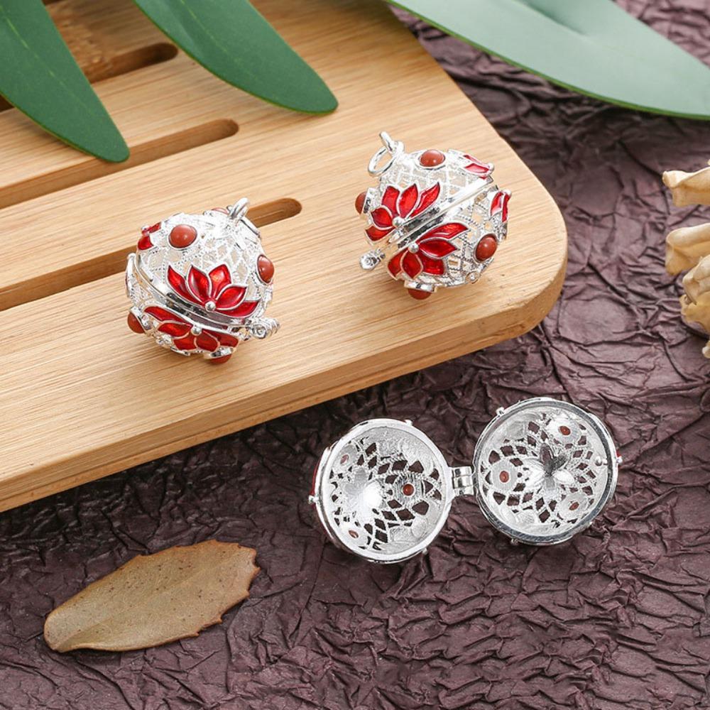 

3 шт. Ажурные DIY Безделушки Аксессуары Ювелирные изделия DIY Изготовление Подвески Подвеска для сумки Аксессуар красный/серебряный