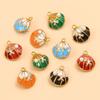 17x18mm Stainless Steel Shell Pendant Charm for DIY Jewelry