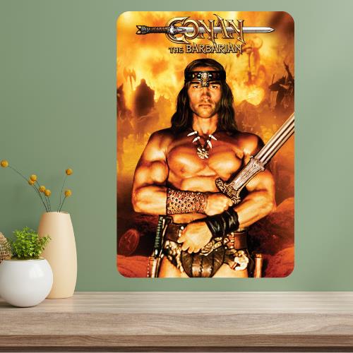 

Conan the Barbabrian Classic Movie Metal Poster Sign 20x30cm（7.8x11.8inch）