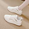 Flache Schuhe neue Herbst atmungsaktive Lederoberfläche mit Rockschuhen lässige Sportschuhe